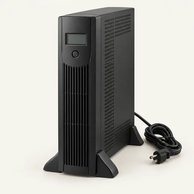 AI-generated illustration of sine-wave computer ups; representative equipment type, not a specific product