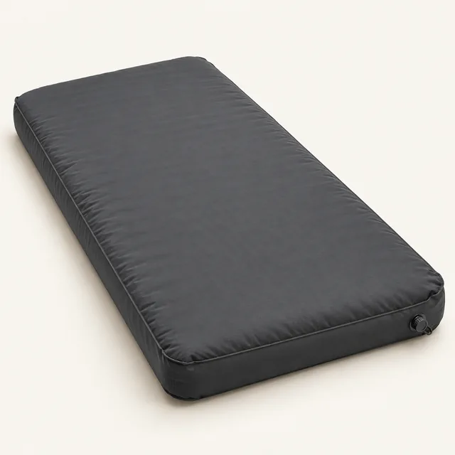 AI-generated illustration of self-inflating sleeping pad; representative equipment type, not a specific product